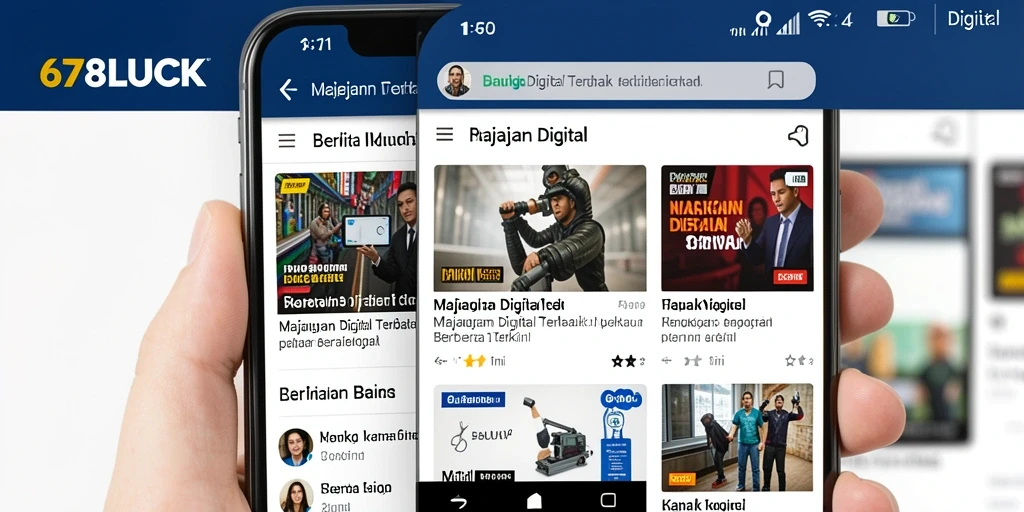 Antarmuka aplikasi 678LUCK yang modern dan informatif.