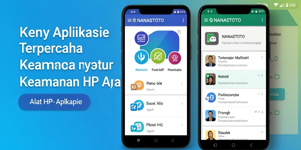 Tampilan antarmuka aplikasi Kunci Aplikasi NANASTOTO yang intuitif dan user-friendly.
