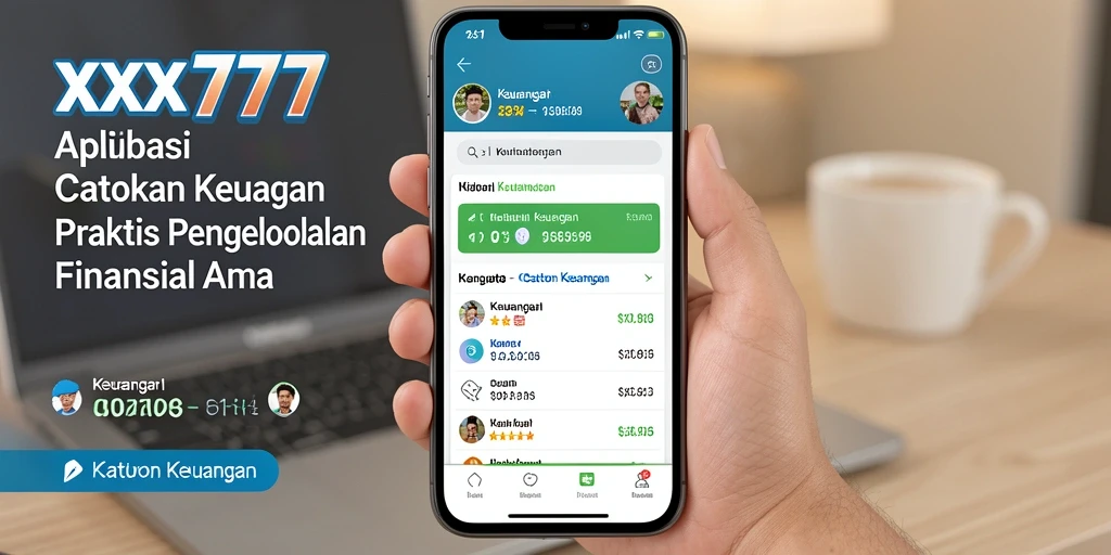 Tampilan antarmuka pengguna XXX777 untuk catatan keuangan yang menarik.