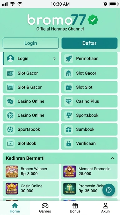 Halaman Resmi bromo77 untuk Pengguna Android